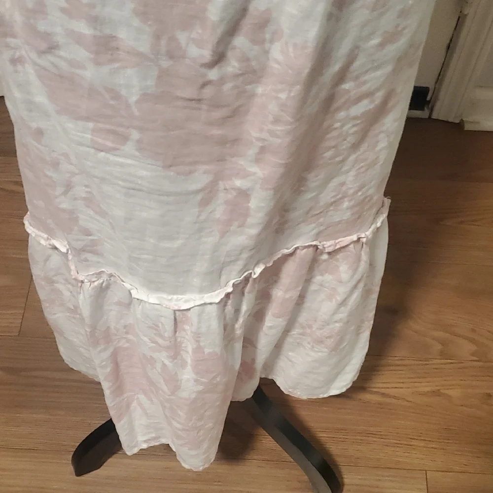 Saks Fifth Avenue Elegant Pink Floral Women's Dress - Picture 5 of 10